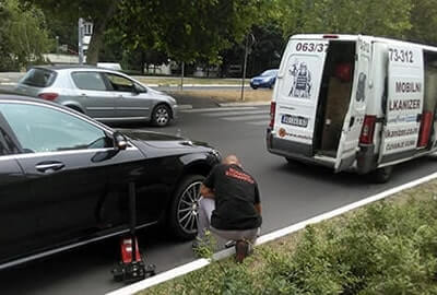 Mobilni vulkanizer, krpljenje gume na terenu mobilni vulkanizer, intervencija, krpljenje gume na terenu